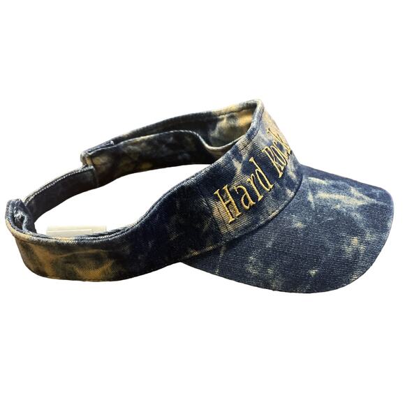 Hard Rock Cafe Orlando Vintage Visor Hat. Blue Stone Washed Denim - Picture 4 of 8